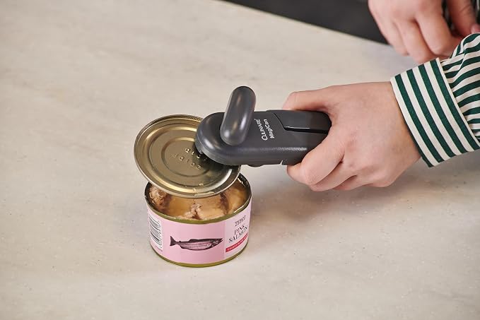 Culinare MagiCan Manual Tin Opener – Stainless Steel Cutting Wheel, Ergonomic Handle for Safe, Easy Can Opening – Lightweight, No Sharp Edges, Grey – Trusted Kitchen Essential | Heavy Duty Stainless Steel Cutting Wheel Suitable For Left And Right Hande...