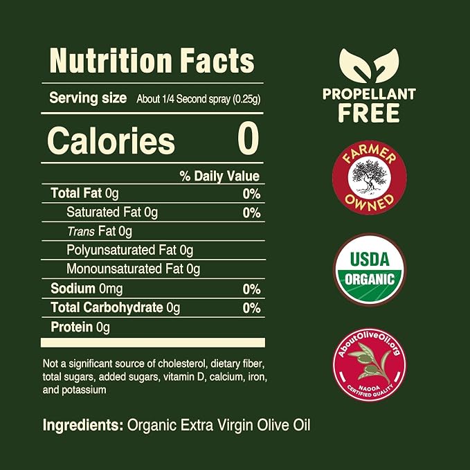 Pompeian Keto Blend Cooking Spray, Extra Virgin Olive Oil & Avocado Oil | (6 Pack) 5 fl oz - No Propellants - Mild, Buttery Flavor for Sautéing, Stir-Frying, and Roasting