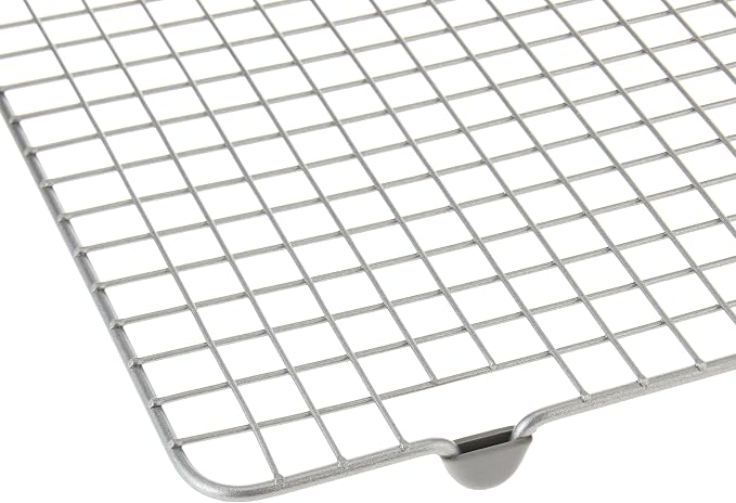 Nordic Ware - 43172AMZM Nordic Ware Half Sheet with Oven Safe Nonstick Grid, 2 Piece Set, Natural