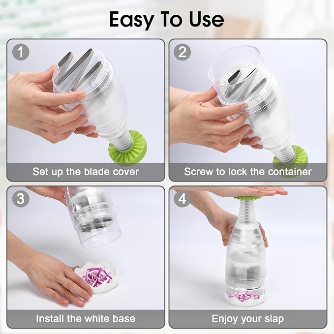 Vegetable Chopper Food Chopper,Veggie Cutter Manual Hand,Slap Onion Chop