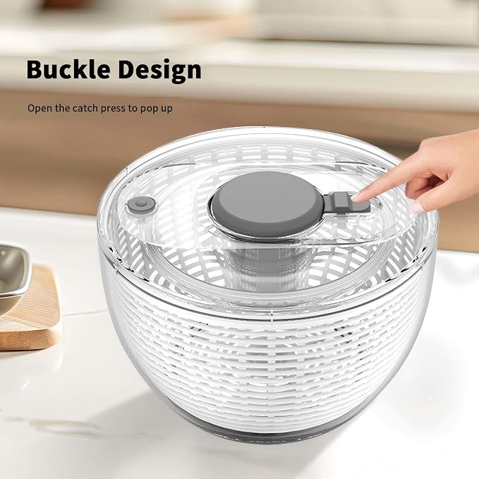 quick press salad spinner and vegetable washer tool for lettuce spinner 3.8L Small capacity Fruit Washing Bowl with fruit washing bowl with strainer dehydrator kitchen appliances