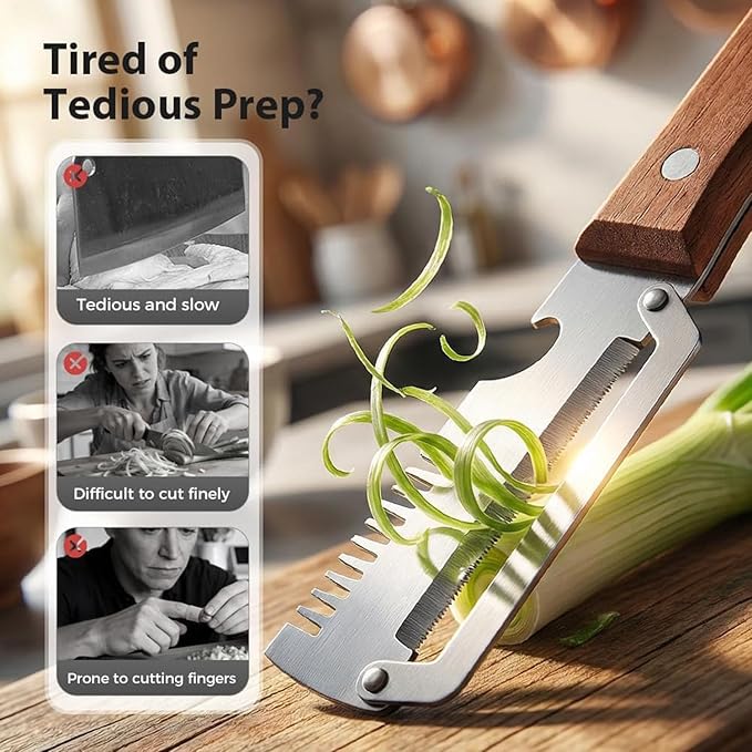 2026 Upgrade Multi-Functional Vegetable Peeler, 3 in 1 Multi Functional Wooden Handle Peeler and Bottle Opener, Kitchen Gadgets Tool forFruitVeggie Peeler