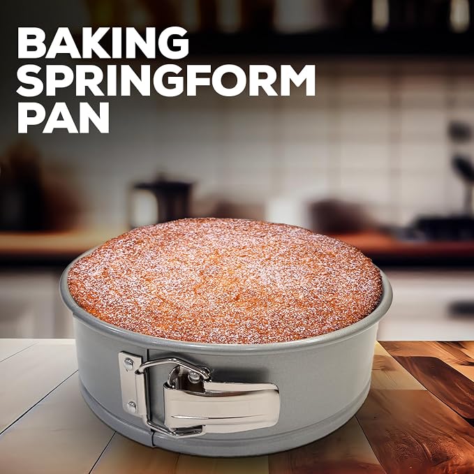 Mrs. Anderson's Baking Non-Stick Springform Pan, European Carbon Steel, PFOA Free, 8-Inch