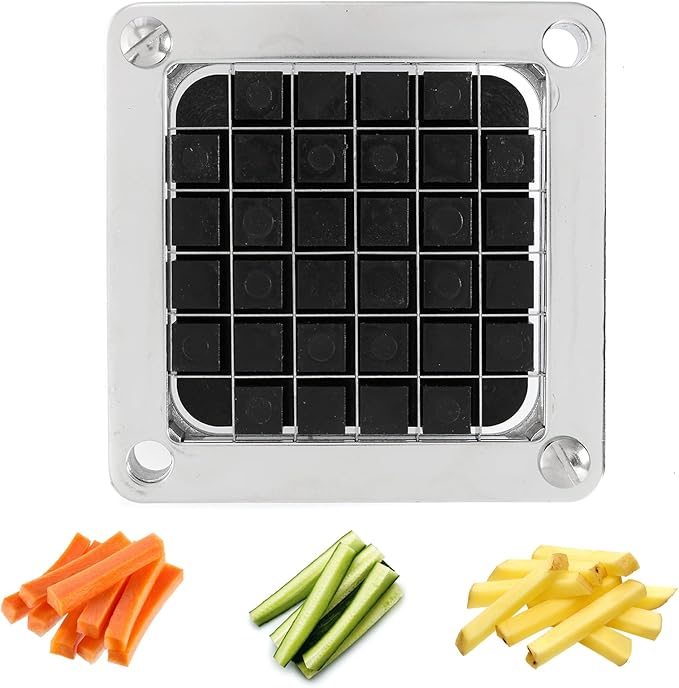 1/2" Replacement Blade for Commercial Vegetable Chopper Dicer | 420 Stainless steel blade, sharp uniform 1/2" dicing, wide chopper compatibility, for fries, onions, tomatoes, cucumbers