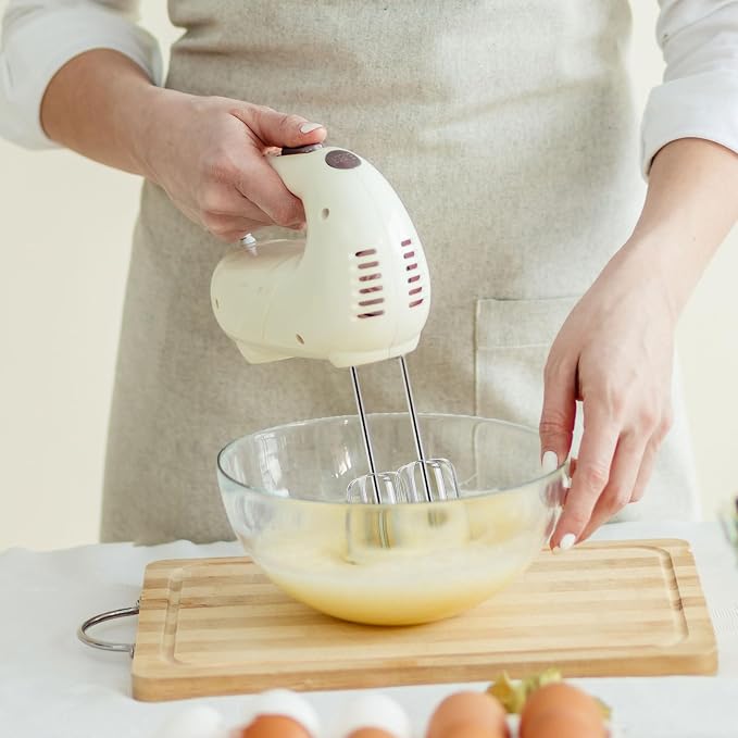 4Pcs Hand Mixer Replacement Beaters - 8.4 Inch Long Stainless Steel Hand Mixer Attachments for Most Handheld Electric Models, Universal Professional Egg Whisk Parts for Baking