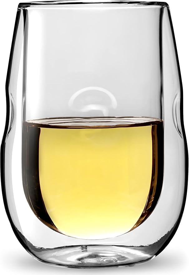 Ozeri Moderna Artisan Series Double Wall Insulated Wine Glasses