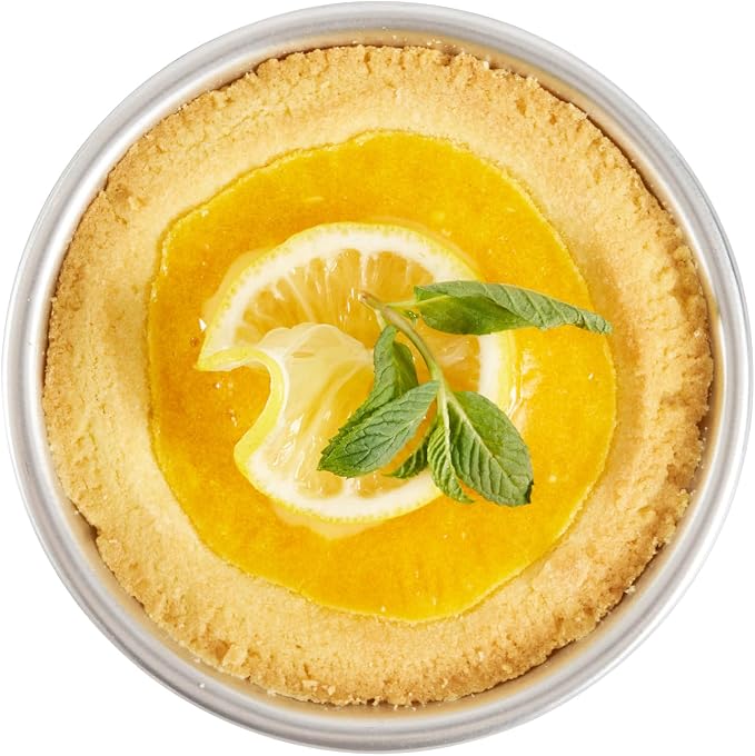Restaurantware Aluminum Pie Pan 1 Count 4 Inch Round 1 Inch Deep Oven-Friendly Pie Tin, Lightweight Baking Pan, Silver Plate for Quiche, Fruit Pies, Home And Commercial Kitchens