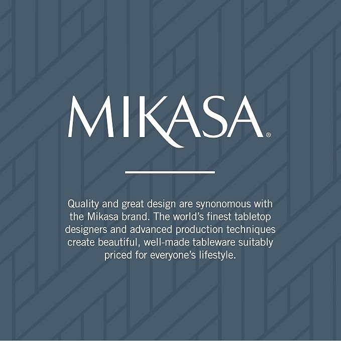 Mikasa Regent Bead 65-Piece Flatware Set for 12, 18/10 Stainless Steel Silverware with Beaded Teardrop Handles, Includes Serving Utensils, Dishwasher Safe (Pack of 2)