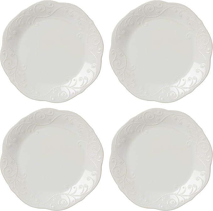 Lenox 891288 French Perle 4-Piece Dinner Plate Set