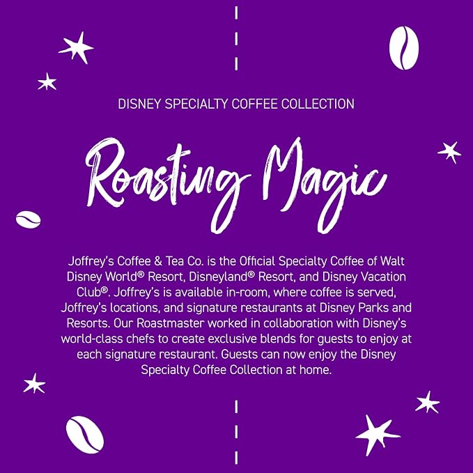 Joffrey's Coffee - Disney Encanto Familia Madrigal Blend, Disney Specialty Coffee Collection, Medium Roast, 100% Arabica Bean (Whole Bean, 11 oz)