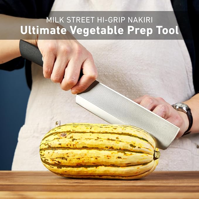 Milk Street 6.75-inch Nakiri Knife by Christopher Kimball, 1.4116 German Steel Nakiri Chef Knife, Ideal for Home Kitchen, Renowned Milk Street Nakiri Knives