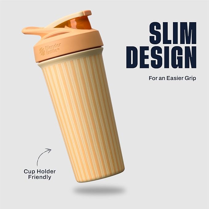 BlenderBottle Sport Sleek Stainless Steel Shaker Bottle 25 oz Sunbeam Pop