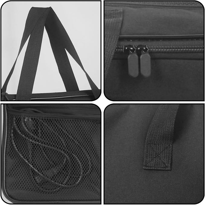 Electric Griddle Carry Bag, Fits for 20-22In Griddle | Portable Electric Griddle Travel Carrier Bag with Aluminum Foil Lining, Heat-resistant Waterproof Griddle Carrying Case