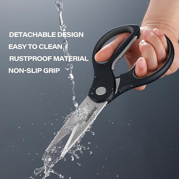Kitchen Shears with Magnetic Holder Heavy Duty Magnetic Scissors for Fridge | Kitchen Scissors Magnet Sheath Set, Magnetic Holder, Magnet Protector, Strong Magnetic Protective Cover for Kitchen Shears