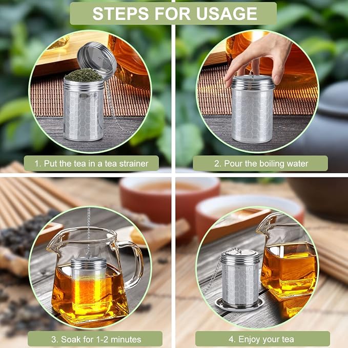 Tea Infuser Tea Strainer for Loose Tea, Stainless Steel Tea Ball | Spice Infuser 11cm/4.3 inch