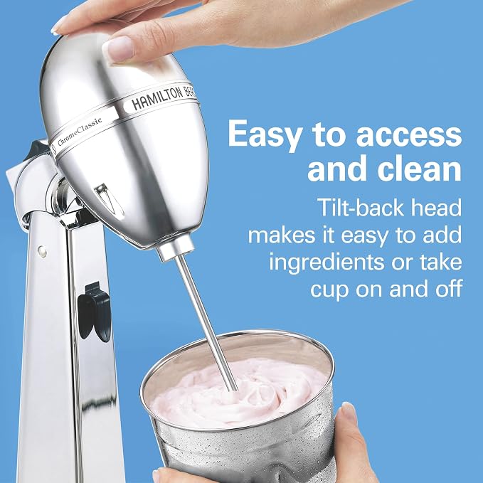 Hamilton Beach DrinkMaster Retro Milkshake Maker & Electric Drink Mixer