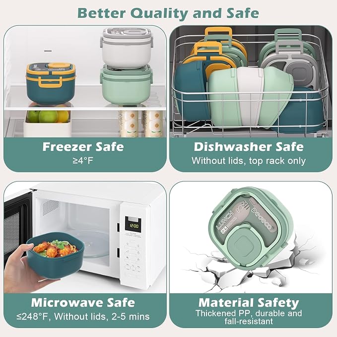 All-in-one Stainless Steel Bento Box with Insulated bag,Leak-Proof,1-Tier Bento box,Lunch Box With Portable Sauce Pod and Cutlery-for Kids/Toddler,Dishwasher Safe,White