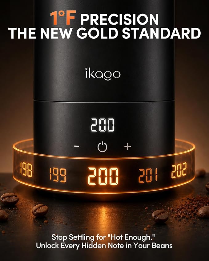 Portable Electric Kettle for Travel 450ml, 1°F Precise Control,UL Certified | 350W Fast Boiling, Anti-Scald Steam Tech, 316 Stainless Steel, Auto Shut-off, Perfect for Travel & Business