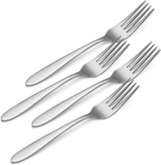 Oneida Mooncrest Dinner Forks Silverware Set for 4, Flatware