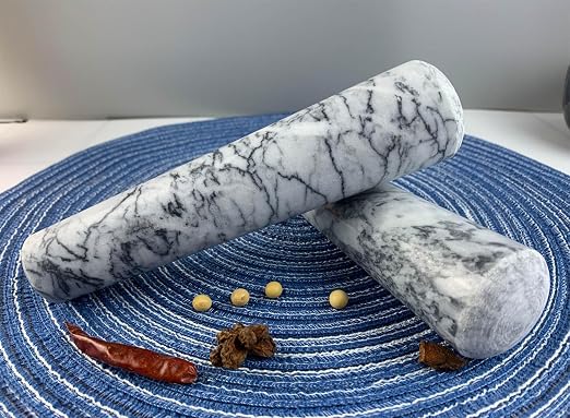 Marble Replacement Pestle only，Granite Polished Pestle （Gray）