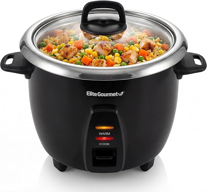 Elite Gourmet ERC2001BX 10-Cup Rice Cooker, Surgical Grade Stainless Steel | Elite Gourmet ERC2001BX 10-Cup Rice Cooker, Surgical Grade Stainless Steel