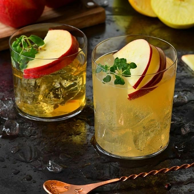 KROSNO Drinking Glasses Set of 6, 16.9 oz, Mixology Collection | Cider Tumbler, Lead-Free Glassware set for Water, Juice & Cocktails, Beer, Dishwasher Safe