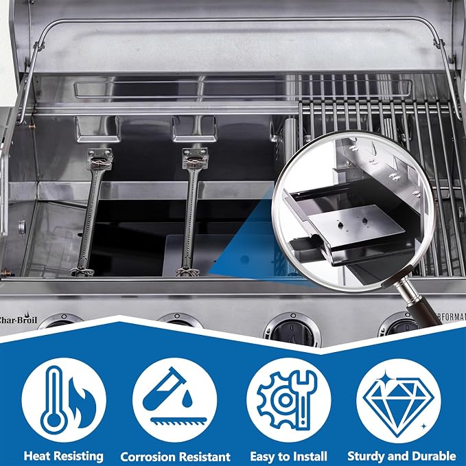 G470-0800-W1 Grease Tray for Charbroil Performance 4 5 Burners Grill | Drip Pan 463347519 463342119 463335517 Grease Drip Tray Grill Accessories. Leak-proof design, Easy slide-in Install