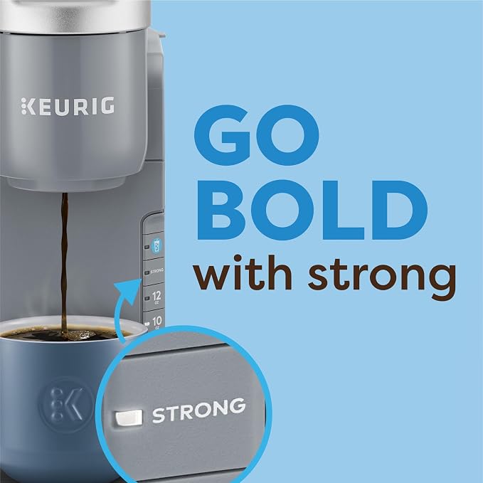 Keurig K-Iced Coffee Maker, Single Serve K-Cup Pod Iced Coffee Maker, With Hot and Cold Coffee Capabilities, Brews Any K-Cup Pod, Gray | Hot, Cold Coffee Capabilities, Brews Any K-Cup Pod
