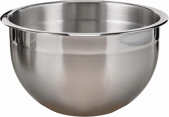 Tramontina Gourmet 5-Quart Stainless Steel Mixing Bowl | Ideal for Salads, Preparing and Serving, Dishwasher-Safe