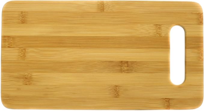 Chef Craft Classic Bamboo Cutting Board, 7.5 x 14 inch, Natural