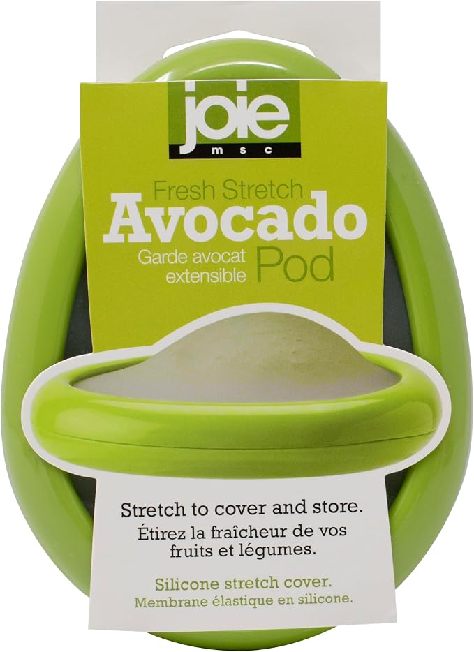 Joie Food Saver, Fresh Stretch Pod Avocado Storage Container, BPA-Free | Stores Leftover Half of Avocado For Fresh Keeping, Keeps Leftover Produce Flavorful and Firm in Fridge, Slows Down Oxidation
