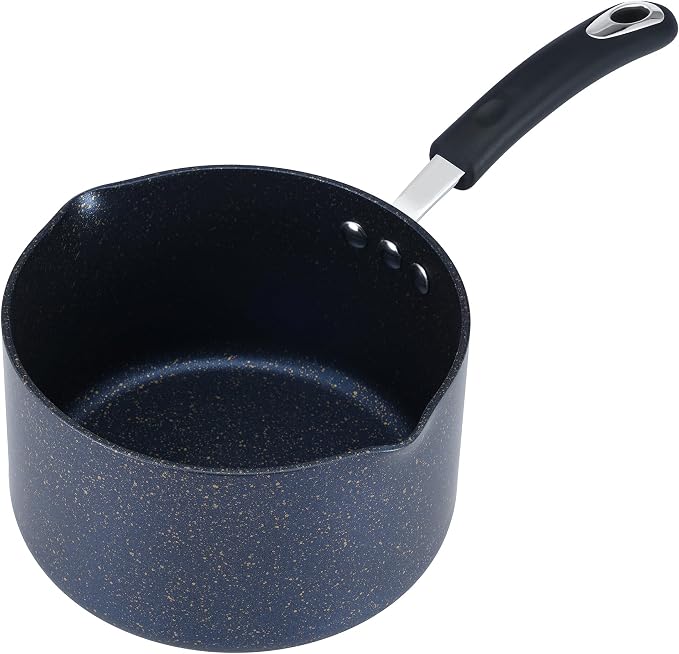 The All-In-One Stone Saucepan and Cooking Pot By Ozeri | Utilizes A Stone-derived Coating From Germany That Is 100% Free of APEO, GenX, PFBS, PFOS, PFOA, NMP and NEP