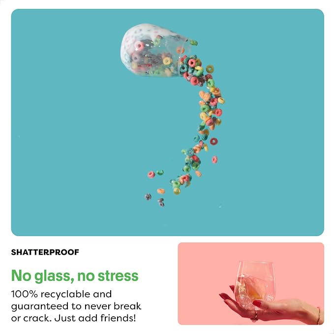 TOSSWARE POP 9oz Flute - Color Series SET OF 24, Premium Quality, Recyclable, Unbreakable & Crystal Clear Plastic Champagne Glasses