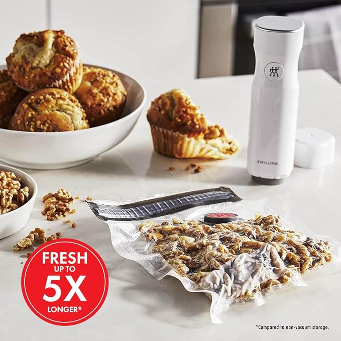 ZWILLING Fresh & Save 10-pc Vacuum Sealer Bags, Sous Vide Bags, Meal Prep - Medium