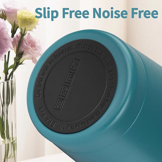 MEZMUT 20oz Insulated Tumbler Travel Coffee Mug with Lid(Maya Blue,4 Pack) | Stainless Steel Double Wall Vacuum Spill Proof Metal Tumbler Bulk with Lid and Straw, Hot or Iced Coffee Cup for Man Women