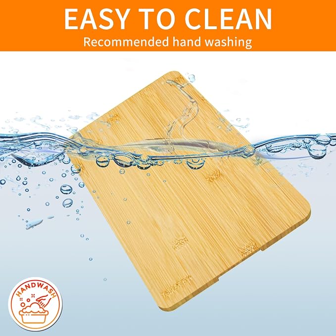 Cutting Board Compatible with Breville BOV450XL & BOV650XL Compact Mini Oven, Heat Resistant Non-Skid Silicone Feet, Creates Storage Space, Protects Cabinets