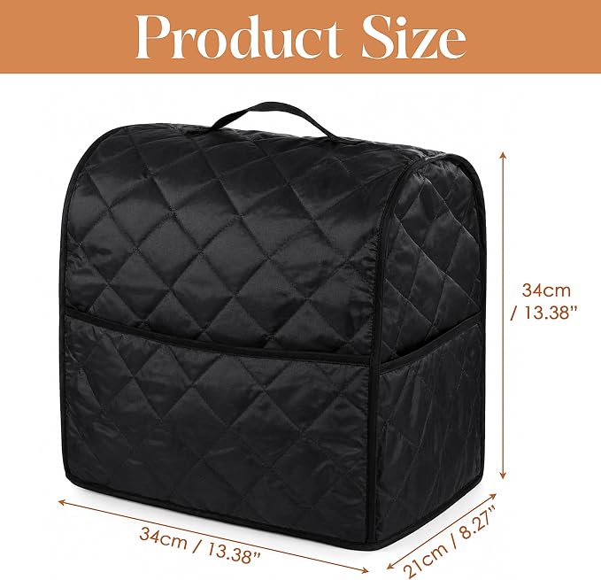Stand Mixer Cover 4.5 quart Bread Maker Protective Cover with Pockets for Kitchen Appliance Not Easy to Fade, Not Easy To Pilling Washable & Durable
