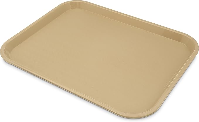 Carlisle Cafe Tray, Fast Food Restaurant Tray, 14 x 18, 1 Ct, Beige