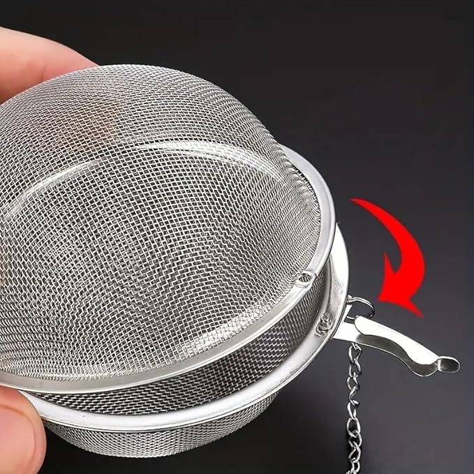 Stainless Steel Mesh Tea Ball, Extra Fine Mesh Tea Infuser for Loose Leaf Tea, Tea Strainers Tea Infuser Strainer Filters for Tea 3piece set