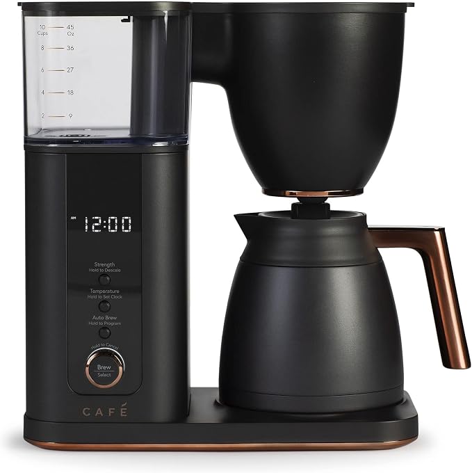 Café Specialty Drip Coffee Maker | 10-Cup Insulated Thermal Carafe | WiFi Enabled Voice-to-Brew Technology | Smart Home Kitchen Essentials | SCA Certified, Barista-Quality Brew | Matte Black