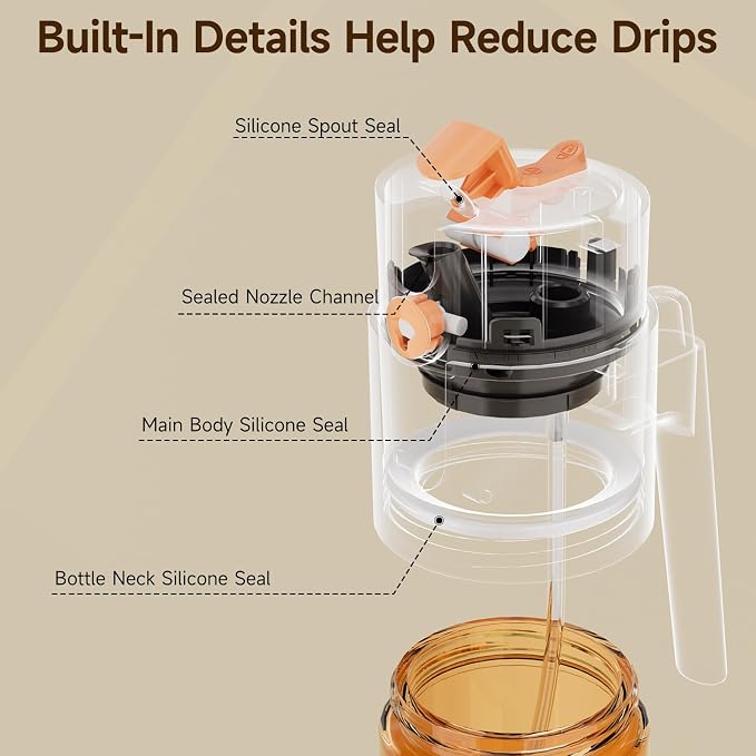 2-in-1 Dark Glass Oil Sprayer & Dispenser, Black Fine Mist No-Drip | 500ml dark glass for air fryer, BBQ, grilling & daily cooking; food-safe, 304 filter, wide-mouth refill and cleaning.