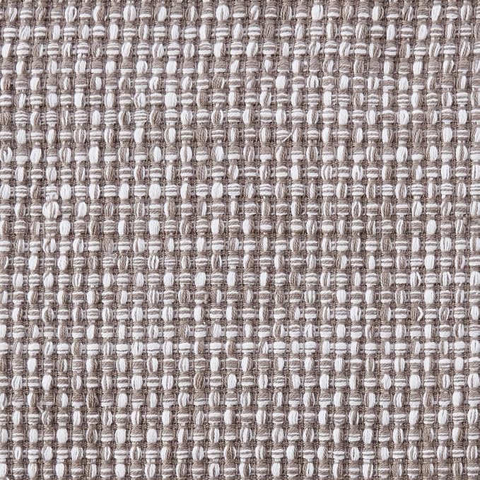 Sweet Home Collection 100% Cotton Placemats for Dining Room Rectangle Two Tone Woven Fabric 13" x 19" Soft Durable Table Mat Set, Set of 4, Gray