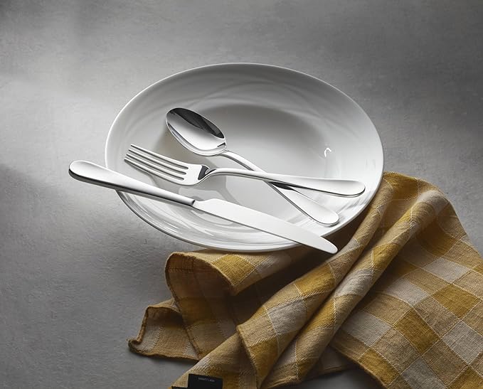 Oneida Grant 20-Piece 18/0 Silverware Set for 4, Flatware | mirror finish, dishwasher safe | includes knives, forks, and spoons | cutlery set for kitchen and dining