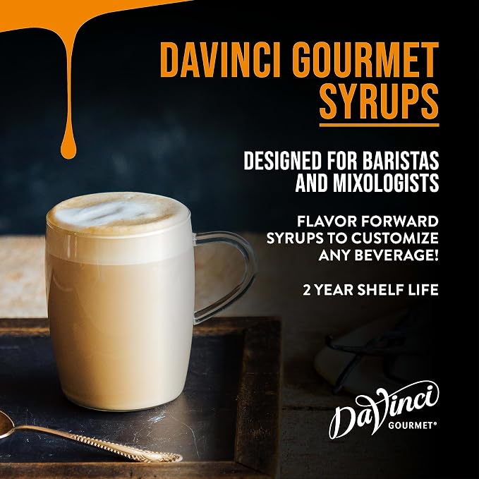 DaVinci Gourmet Classic Original Hazelnut Syrup, 25.4 Fluid Ounces (Pack of 4)