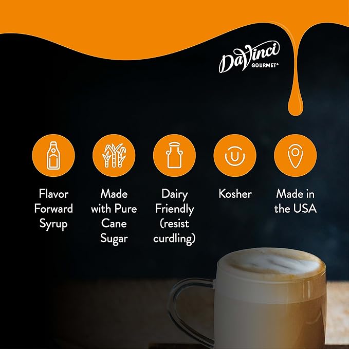 DaVinci Gourmet Classic Caramel Pecan Syrup, 25.4 Fluid Ounces (Pack of 1)