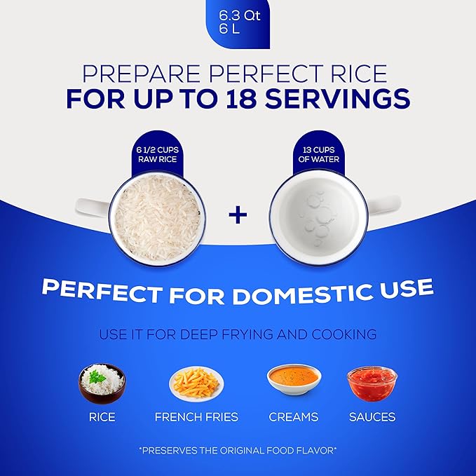 Universal 6.3 QT Caldero – Traditional Cast Aluminum Cooking Pot with Lid, 18 Cup Rice Pot for Soups, Stews, Beans & Everyday Family Cooking