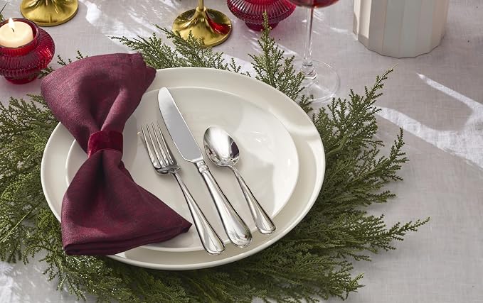 Lenox Studio 1414 Coupe Bone China 18-Piece Dinnerware Set for 6 | dishwasher safe | plates and bowls sets for kitchen and dining | 11 inch plate, dish set, dishes | 3 inch