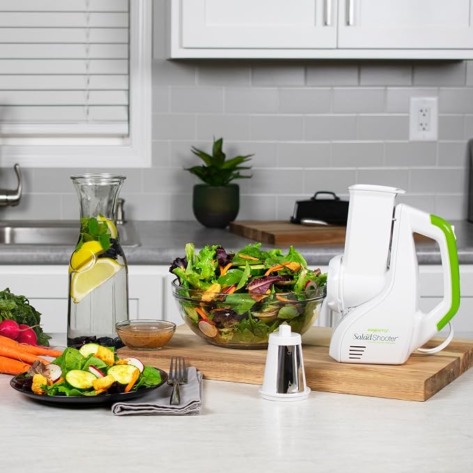 Presto 02910 Salad Shooter Electric Slicer/Shredder