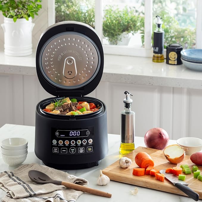 AROMA® CoreCoat™ Smart Digital Rice Cooker and Multicooker, 10-Cup (Uncooked) / 20-Cup (Cooked), with 8 Modes and PFSA-free, Non-Stick Ceramic Coating