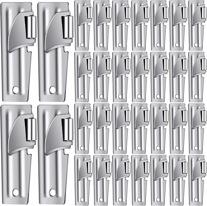 Chumia P-51 Camping Can Opener Stainless Steel Military Survival Army Backpack Can Opener(32 Pieces)